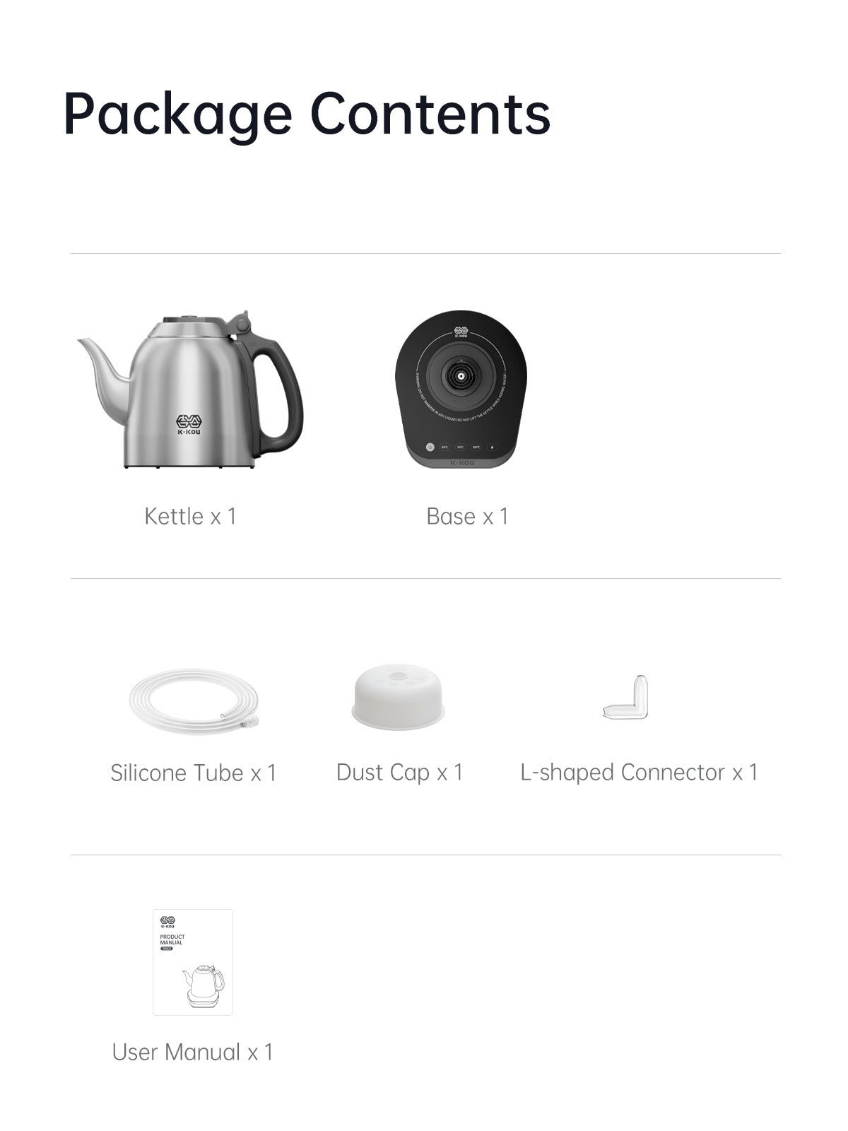 K·KOU TB005 Electric Kettle