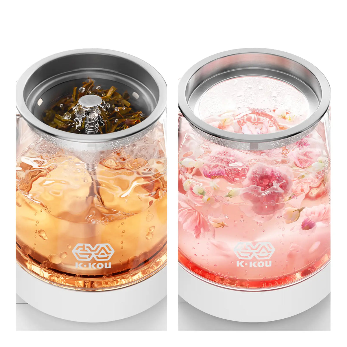 雅量 | TC012A电水壶 | 双壶一体煮泡茶 | 自动加水恒温 | 85℃/95℃/100℃ | 1L+1L