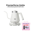 PreciseTemp EA019 Pour Over Kettle | 1°C Precise Temperature Control | Swan Neck Spout | 0.6L