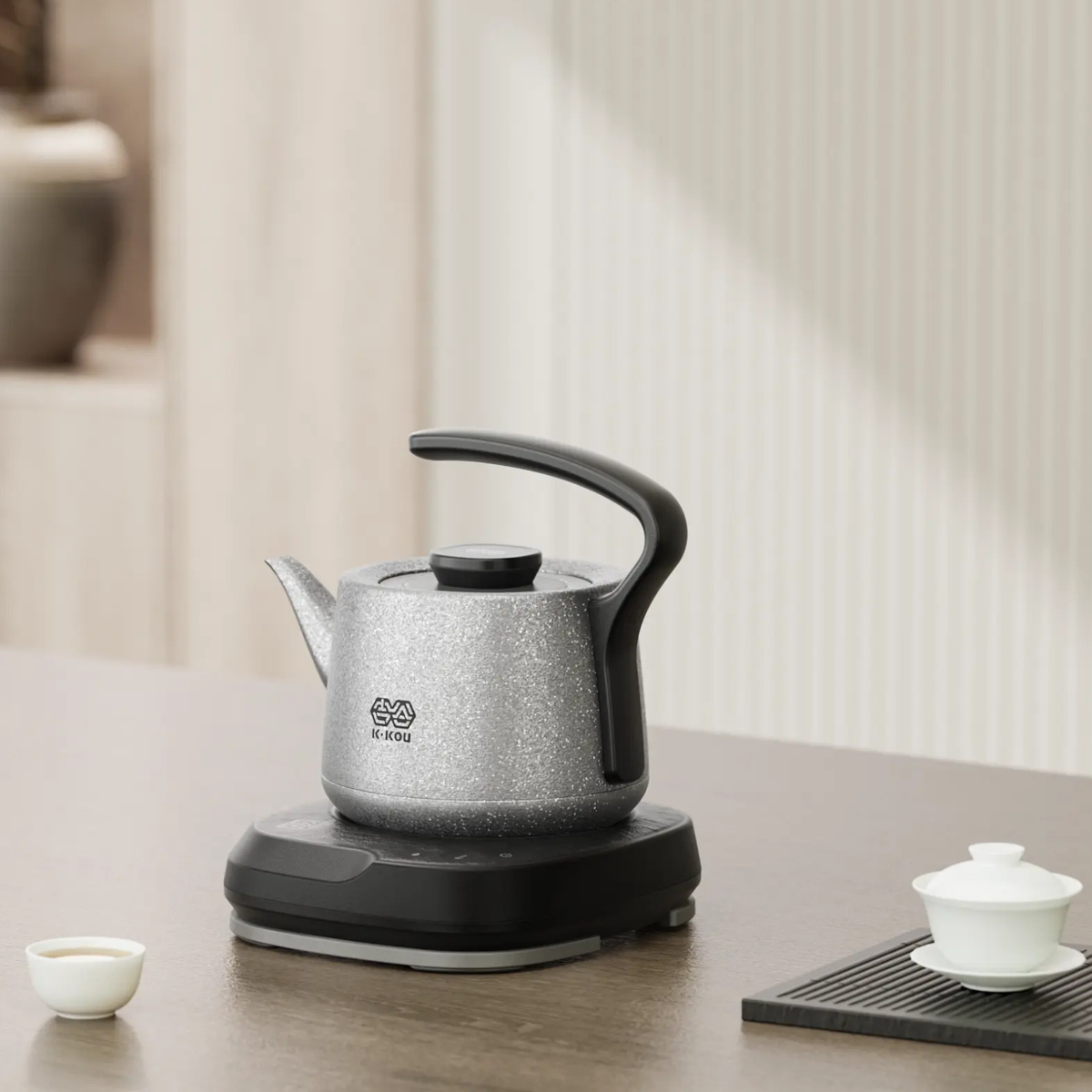 以钛 | TB012电水壶 | 纯钛壶身 | 0涂层设计 | 智能恒温 | 0.8L