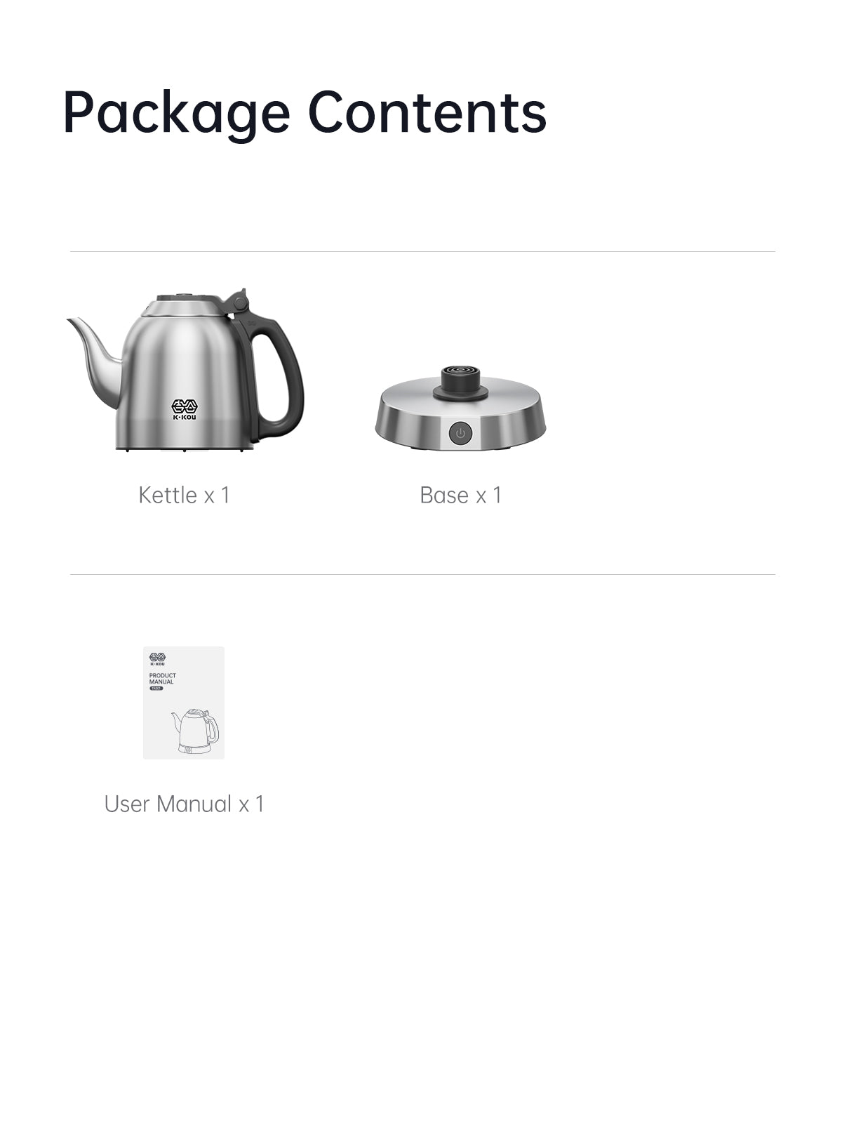K·KOU TA001 Electric Kettle