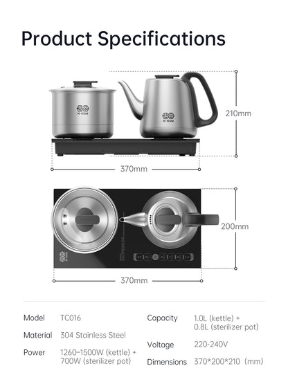 K·KOU TC016 Electric Kettle