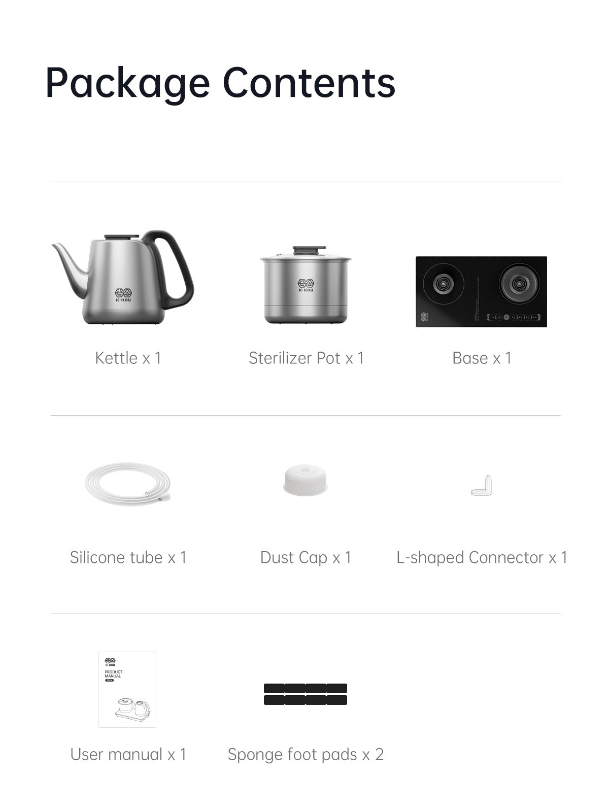 K·KOU TC016 Electric Kettle